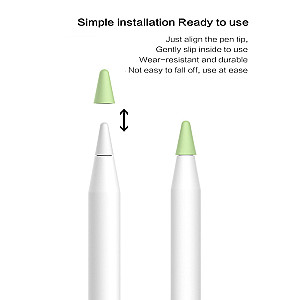 Чохол TPU Goojodoq для наконечника стілус Apple Pencil (1-2 покоління) (8шт) Grey (1005001835985075G)