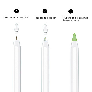 Чохол TPU Goojodoq для наконечника стілус Apple Pencil (1-2 покоління) (8шт) Red (1005001835985075R)