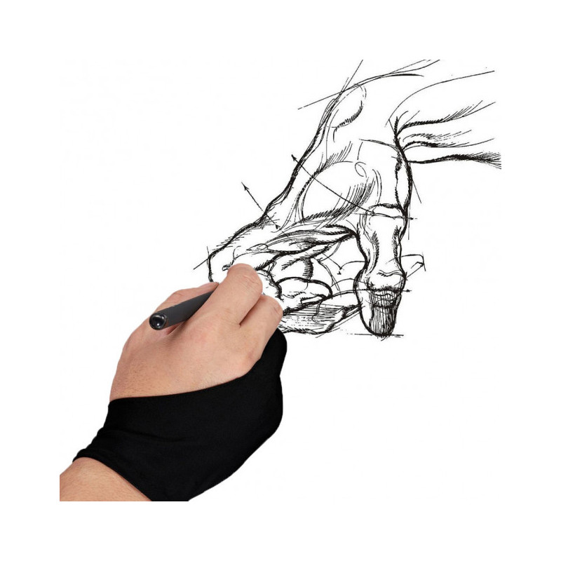 Рукавичка для малювання SK Size M Black (33036100217MB)