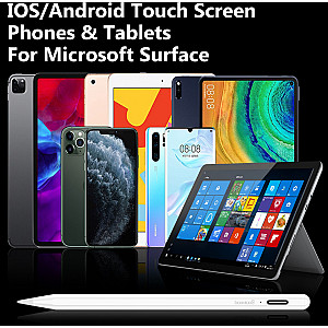 Стілус універсальний Goojodoq Active Magnetic 3 Gen Android iPhone (iPad до 2017) Type-C 1.2mm White (4000001752707W)