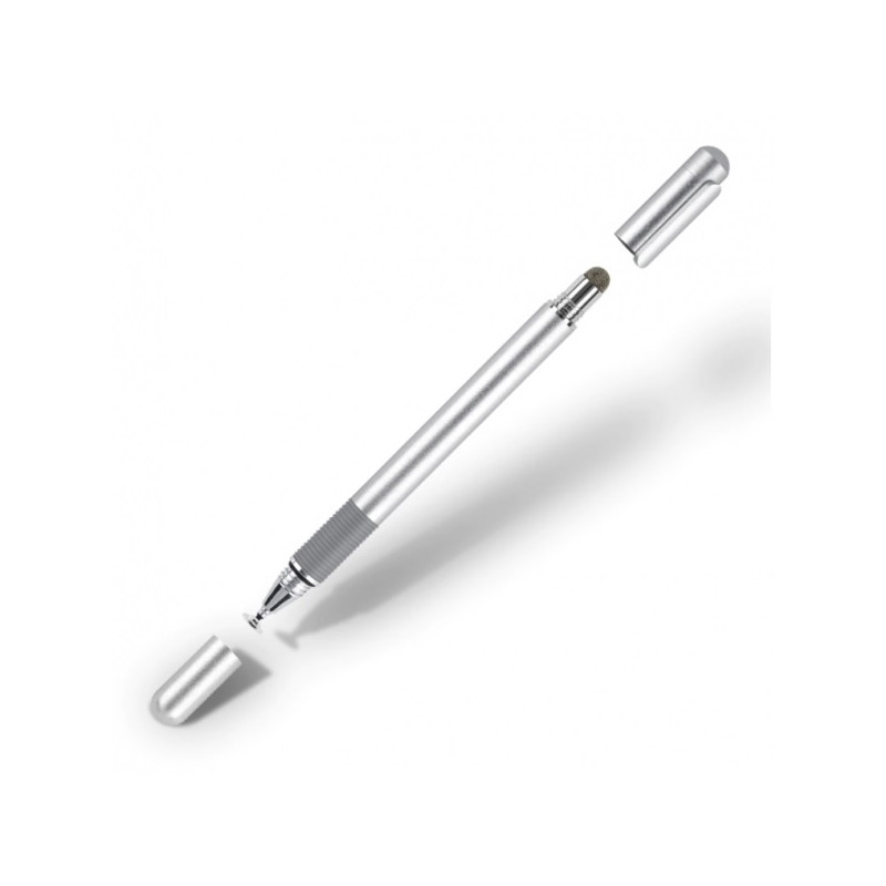 Стілус універсальний SK 2 в 1 Capacitive Drawing Point Ball Silver (1005001657604970S)