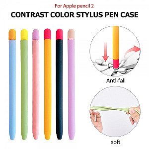Чохол TPU Goojodoq Matt 2 Golor для стилуса Apple Pencil 2 Green/Yellow (1005002071193896GY)