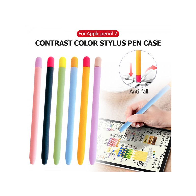 Чохол TPU Goojodoq Matt 2 Golor для стилуса Apple Pencil 2 Green/Yellow (1005002071193896GY)