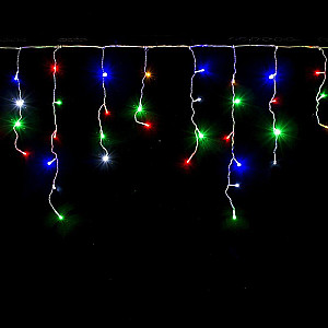 Світлодіодна гірлянда ColorWay (CW-G-50L5VMC) бахрома 100LED, 3м, кольорова