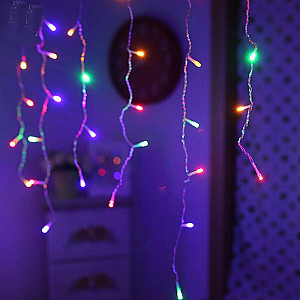 Світлодіодна гірлянда ColorWay (CW-G-50L5VMC) бахрома 100LED, 3м, кольорова