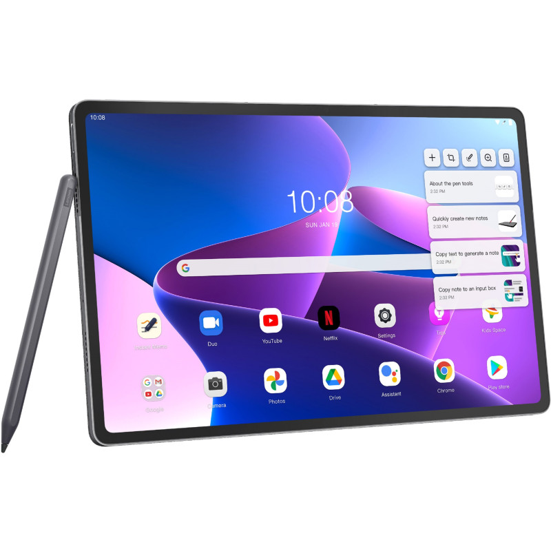 Планшет Lenovo Tab P12 Pro TB-Q706F 8/256GB Storm Grey + Pen (ZA9D0020UA)