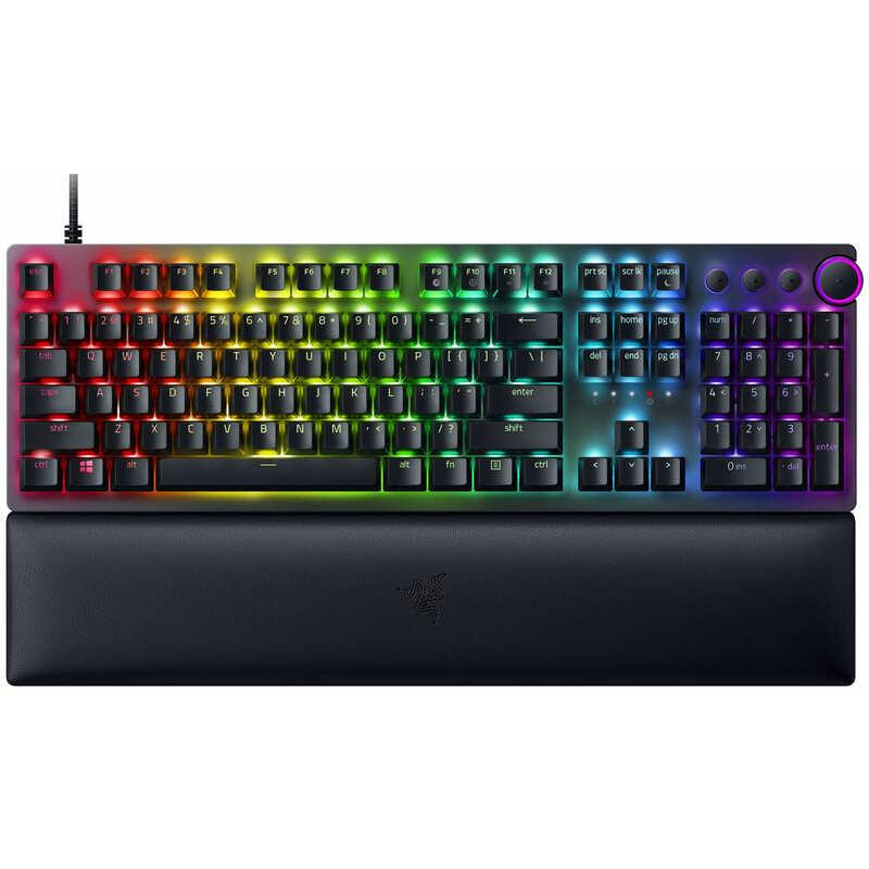 Клавіатура Razer Huntsman V2 Purple Optical Switch Black (RZ03-03931300-R3R1)