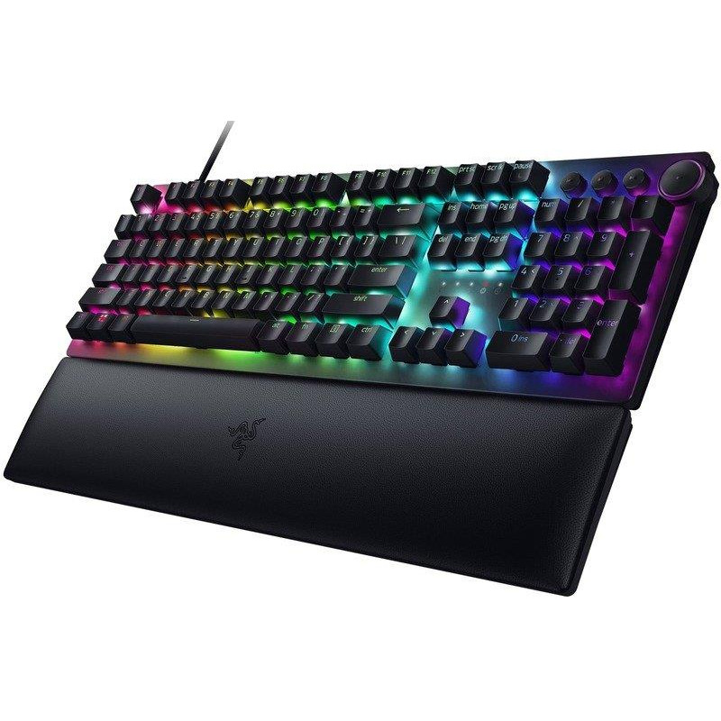 Клавіатура Razer Huntsman V2 Purple Optical Switch Black (RZ03-03931300-R3R1)