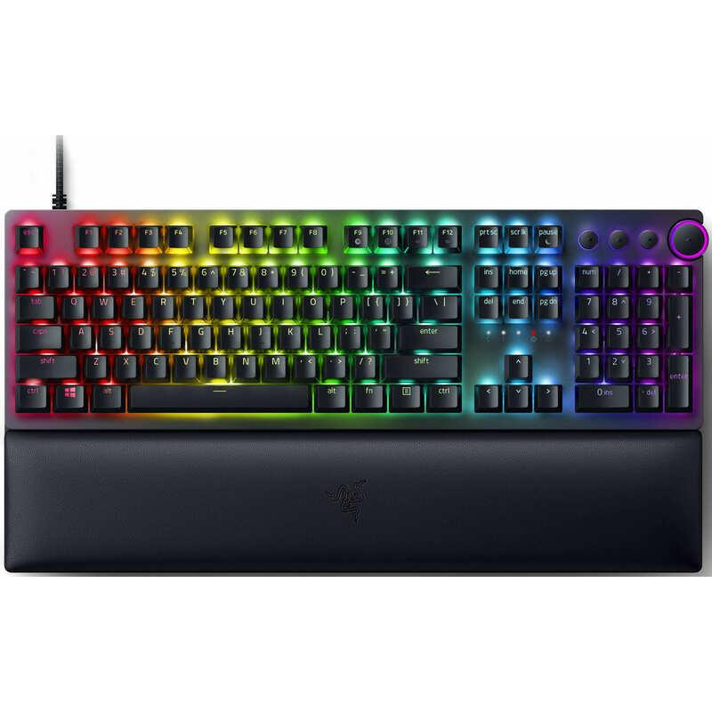 Клавіатура Razer Huntsman V2 Purple Optical Switch Black (RZ03-03931300-R3R1)