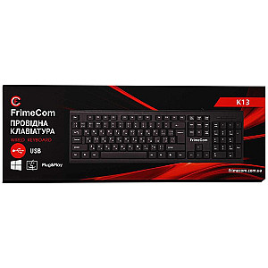 Клавіатура FrimeCom K13 Ukr Black