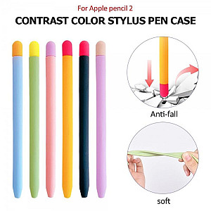 Чохол Goojodoq Matt 2 Golor TPU для стилуса Apple Pencil 2 Blue/Orange (1005002071193896BO)