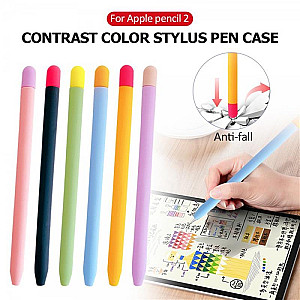Чохол Goojodoq Matt 2 Golor TPU для стилуса Apple Pencil 2 Blue/Orange (1005002071193896BO)