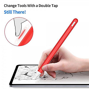Чохол Goojodoq Button Magnetic TPU для стилуса Apple Pencil 2 Red (1005001784825742R)