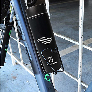 Термопляшка Tavialo 460 мл матовий чорний + 2 ущільнювальних кільця (190460101)