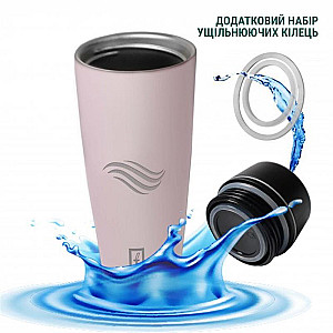 Термопляшка Tavialo 460 мл матовий світло-рожевий (190460106)