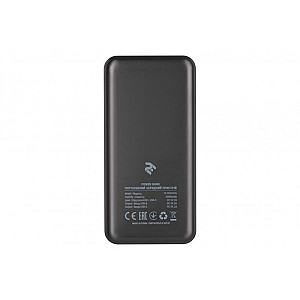 Універсальна мобільна батарея 2E PD+QC 3.0 20000mAh Black (2E-PB2004PD-BLACK)