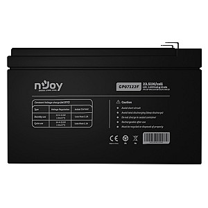 Акумуляторна батарея Njoy GP07122F 12V 7AH (BTVACGUOBTD2FCN01B) AGM