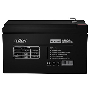 Акумуляторна батарея Njoy GP07122F 12V 7AH (BTVACGUOBTD2FCN01B) AGM