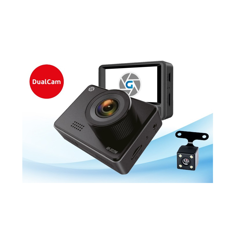 Відеорегістратор Globex GE-203W (Dual Cam)