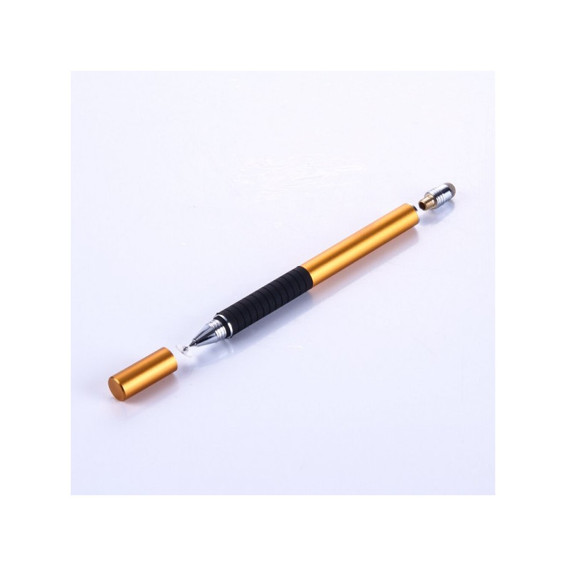 Стілус Goojodoq універсальний 2 в 1 Capacitive TPU Grip Gold (4000074017232G)