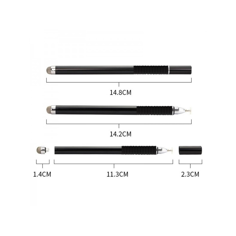 Стилус Goojodoq універсальний 2 в 1 Capacitive TPU Grip Red (4000074017232R)