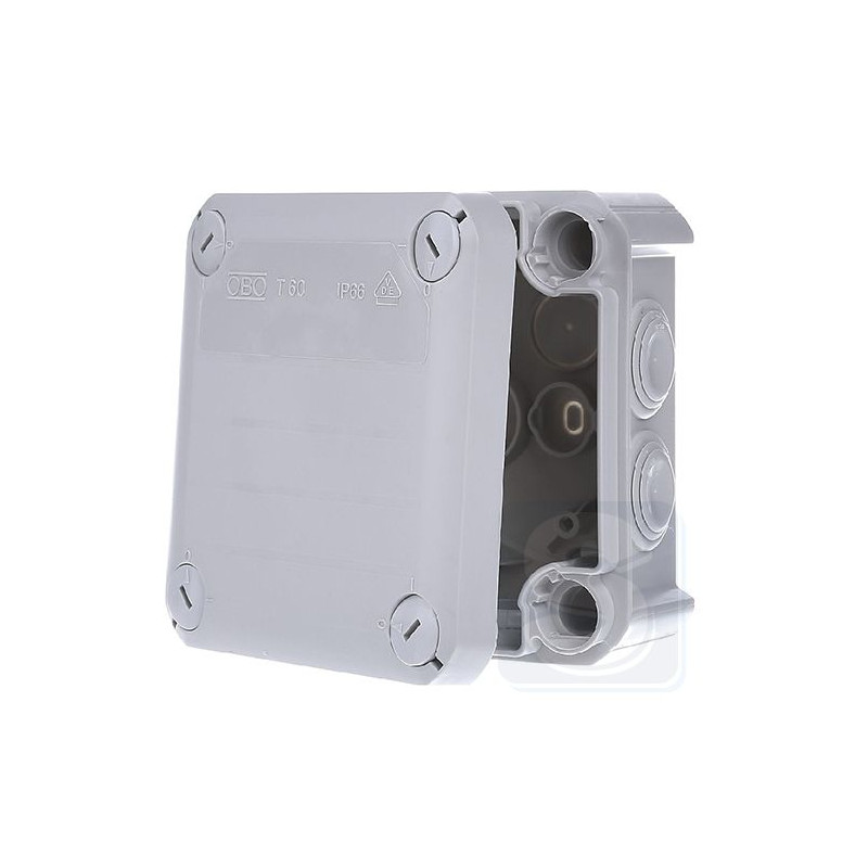 Коробка монтажна OBO Bettermann T60 IP66, 114x114x57 мм