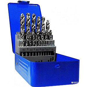 Набір свердл по металу S&R Meister (108809250) 25шт
