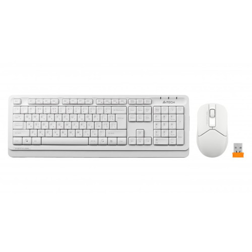 Комплект (клавіатура, миша) бездротовий A4Tech FG1012 White USB