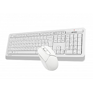 Комплект (клавіатура, миша) бездротовий A4Tech FG1012 White USB