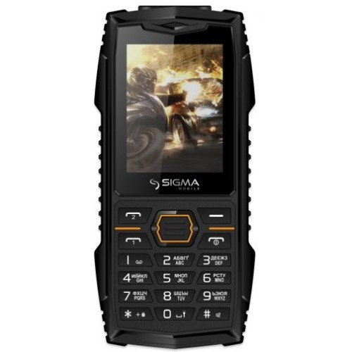 Мобільний телефон Sigma mobile X-treme AZ68 Dual Sim Black/Orange