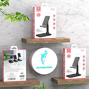 Тримач для смартфона SkyDolphin SH10 Folding Desktop Stand Black (PST-000053)