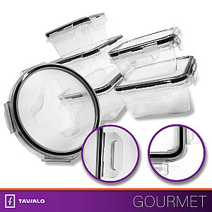 Набір контейнерів для зберігання продуктів Tavialo 6 предметів (193500006)
