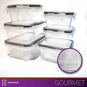 Набір контейнерів для зберігання продуктів Tavialo 6 предметів (193500006)