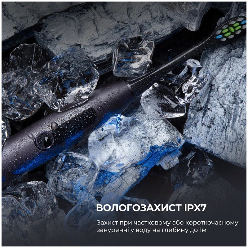 Розумна зубна електрощітка Oclean X Pro Navy Blue (OLED) (Міжнародна версія) (6970810551068)