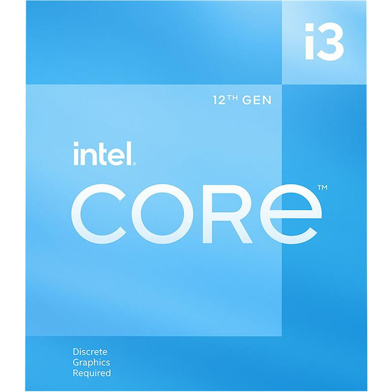 Процесор Intel Core i3 12100F 3.3GHz (12MB,  Alder Lake, 60W, S1700) Box (BX8071512100F)