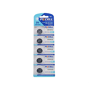 Батарейка PKCELL CR1616 BL 5шт (PC/CR1616/21799)