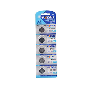 Батарейка PKCELL CR1620 BL 5шт (PC/CR1620/21800)