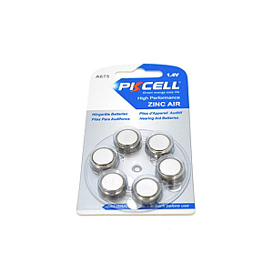 Батарейка PKCELL ZA675 BL 6шт (ZA675-6B/20410)
