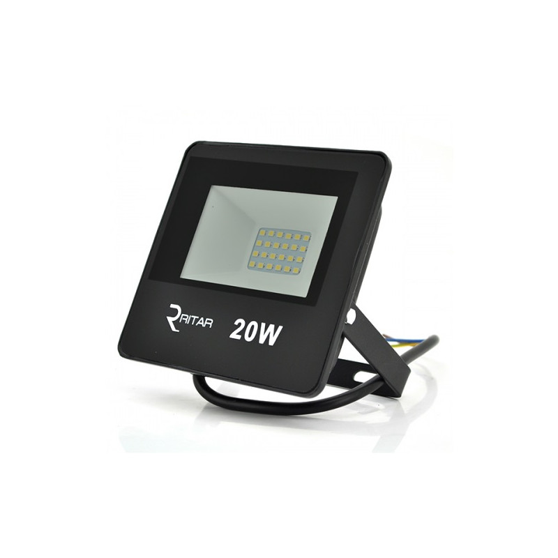 Прожектор вуличний Ritar (RT-FLOOD20A/02938) 20W, 24xSMD2835, IP65, 2000Lm, 6500K