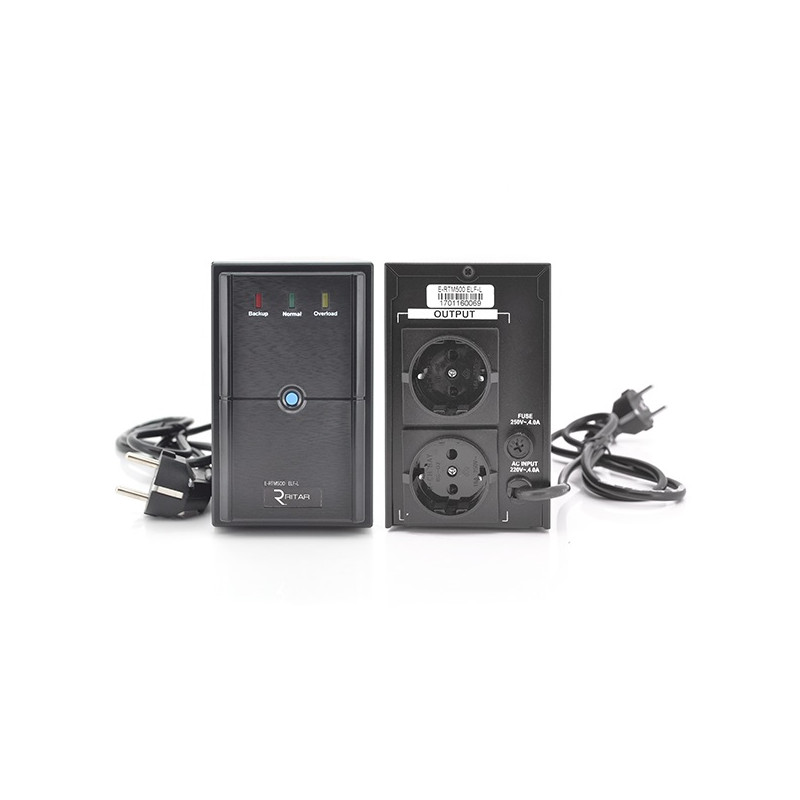Джерело безперебійного живлення Ritar E-RTM500 ELF-L 300W (E-RTM500L/09815)