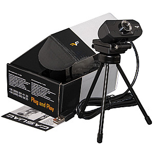 Веб-камера Frime FWC-006 FHD Black з триподом