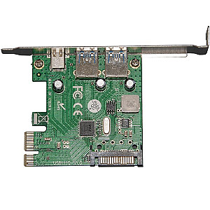 Контролер Frime NEC720202 (ECF-PCIEtoUSB007.LP) PCI-E-2xUSB3.0+USB3.0 Type-C