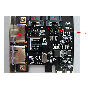 Контролер Frime ASM1061 (ECF-PCIEto2.2SATAIII.LP) PCI-E-2xеSATA+2xSATA III