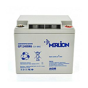 Акумуляторна батарея Merlion 12V 40AH (GP12400M6/06016) AGM