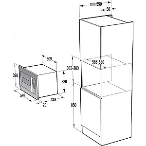 Мікрохвильова піч Gorenje BM235ORAW