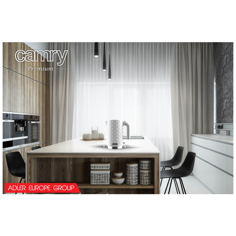 Електрочайник Camry CR 1269 White