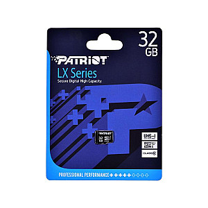 Карта пам`яті MicroSDHC 32GB UHS-I Class 10 Patriot LX (PSF32GMDC10)