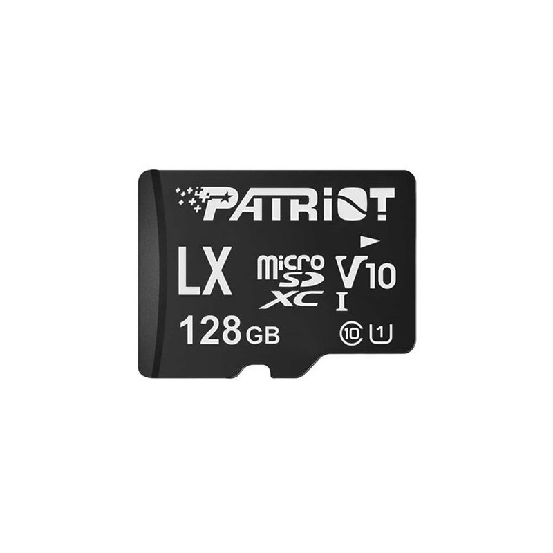 Карта пам`яті MicroSDXC 128GB UHS-I Class 10 Patriot LX (PSF128GMDC10)