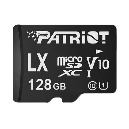 Карта пам`яті MicroSDXC 128GB UHS-I Class 10 Patriot LX (PSF128GMDC10)