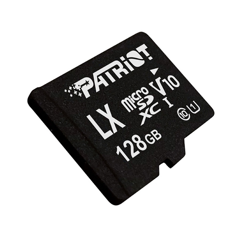 Карта пам`яті MicroSDXC 128GB UHS-I Class 10 Patriot LX (PSF128GMDC10)
